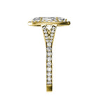 Marquise Lab-grown Diamond Bridal Ring — side