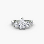 Three-Stone with Pavé Band 2