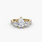 Three-Stone with Pavé Band 2