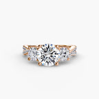Three-Stone with Pavé Band 2