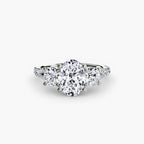 Three-Stone with Pavé Band 3